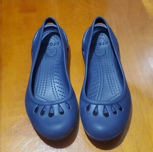 CROCS Malindi Navy Blue Loafers Size 8